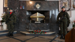 Uroczystość w Sanktuarium Miłosierdzia Bożego w Białymstoku z okazji 50. rocznicy śmierci bł. ks. Michała Sopoćki - patrona miasta. PAP/Artur Reszko