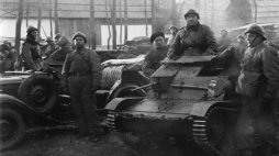 Wojsko polskie zajmuje Zaolzie w 1938 r., fot. PAP/CAF