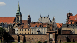 Panorama miasta, widok z prawego brzegu Wisły. /bpt/ PAP/Maciej Rozwadowski