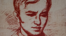 Józef Czechowicz na portrecie, który podobno najbardziej lublił (zbiory Muzeum Literackiego w Lublinie). Fot. PAP/Wojciech Pacewicz 