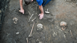 Prace archeologiczne, fot. PAP/Lech Muszyński