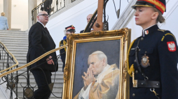 Sejm uczcił pamięć papieża Jana Pawła II. /PAP/Piotr Nowak