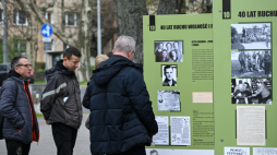 Szczecin, wystawa z okazji 40-lecia Ruchu Wolność i Pokój, fot. PAP/Marcin Bielecki