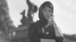 Scenograf teatralny i filmowy Krystyna Zachwatowicz, Warszawa 1962 r. PAP/Stanisław Czarnogórski 