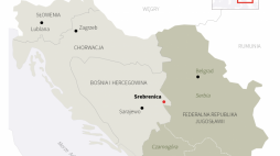Sytuacja polityczna na Bałkanach w 1992 r. PAP/Adam Ziemienowicz