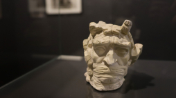 Wystawa prac Stanisława Szukalskiego „Stanisław Szukalski. Fotografista” w Muzeum Górnośląskim w Bytomiu w 2022 r. Fot. PAP/Zbigniew Meissner