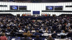 Sala Parlamentu Europejskiego w Strasbourgu. Fot. PAP/EPA/Guillaume Horcajuelo