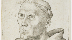 Grafika z 1520 r. przedstawiająca Marcina Lutra. Źródło: en.wikipedia