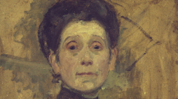Olga Boznańska - Autoportret, po 1909. Olej na tekturze. W zbiorach Muzeum Narodowego w Warszawie. Fot. PAP/Reprodukcja Jan Morek