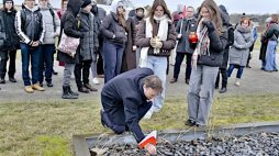 Marsz Pamięci Młodych w Sachsenhausen ku czci polskich profesorów - ofiar niemieckiej Sonderaktion Krakau. Fot. Mirosław Gudowski