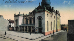 Synagoga Nowa w Tarnowie, zniszczona 9 listopada 1939. Fot. Z kolekcji Marka Tomaszewskiego/wystawa w Muzeum Galicja