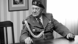 Ppłk Zbigniew Rylski, 1923-2025. Fot. PAP/Rafał Guz