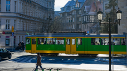 Parada zabytkowych tramwajów w Poznaniu w 2023 r. Fot. PAP/Jakub Kaczmarczyk