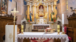 Wnętrze kościoła w Rzykach. Fot. Parafia Rzyki