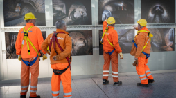 Wystawę na dworcu Łódź Fabryczna można oglądać do końca grudnia. Fot. Facebook/Łódzka Woda Najlepsza