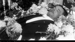 Władysław Reymont na łożu śmierci, 1925 r. /NAC