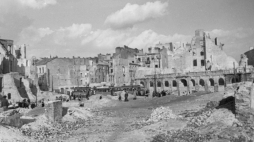Warszawa, ruiny domów przy ul. Granicznej, 1939 r./NAC