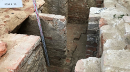 Pozostałości piwnicy w dawnym Domu Sierot przy ul. Chłodnej w Warszawie. Fot. J. Mrówczyński/UKSW