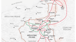 Powstanie listopadowe. Infografika PAP/Michał Czernek