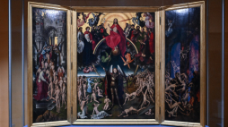 Tryptyk "Sąd Ostateczny" Hansa Memlinga w Muzeum Narodowym w Gdańsku. Fot. PAP/Adam Warżawa 