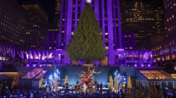 Koncert świąteczny w Nowym Jorku. Fot. PAP/EPA/Sarah Yenesel