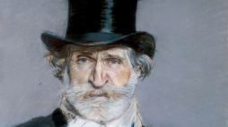 "Portret Giuseppe Verdiego" (1886) autorstwa Giovanniego Boldiniego. Aut. Giovanni Boldini, Public domain, via Wikimedia Commons