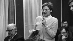 Renate Marsch (1935-2026) w 1984 r. Fot. PAP/Jan Morek