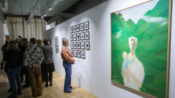 „Formy obecności. Sztuka Łemków/Rusinów Karpackich” w Państwowym Muzeum Etnograficznym w Warszawie. Fot. PAP/Rafał Guz