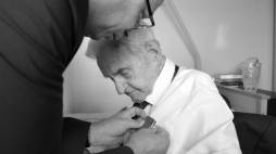 Sędzia Andrzej Jankowski został uhonorowany złotym medalem Reipublicae Memoriae Meritum, 23 lipca 2024. Fot. Janusz Ślęzak (IPN)