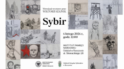 Prezentacja wystawy prac malarskich wykonanych przez Wiktorię Szajnik poświęconej Zesłańcom Sybiru – Rzeszów, 6 lutego 2026. Fot. Instytut Pamięci Narodowej Oddział w Rzeszowie