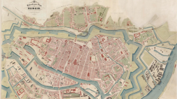 Plan Buhsego - czystorys scalony, po renowacji. Mat. Biuro Architekta Miasta Gdańska (BAM) 