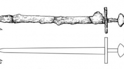 Miecz Magnusa wg ilustracji w książce: Czersk. Wzgórze Zamkowe. Badania 1974-1983, pod red. P. Urbańskiego i M. Trzecieckiego