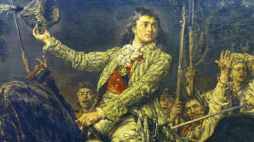 Tadeusz Kościuszko - fragment obrazu Jana atejki. Fot. PAP/reprodukcja