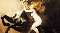 Szał uniesień Podkowińskiego. Fot. PAP/reprodukcja