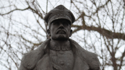 Pomnik gen. Józefa Hallera w Pucku, fot. PAP/	Roman Jocher