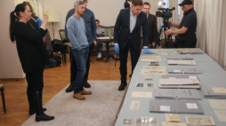 Pokaz archiwaliów Armii Krajowej w siedzibie Archiwum Akt Nowych w Warszawie. Fot. PAP/Rafał Guz 