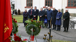Uroczystości w 40. rocznicę morderstwa premiera Szwecji Olofa Palmego. Fot. PAP/EPA/TT News Agency/Fredrik Persson