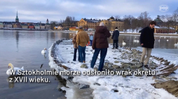 Wrak okrętu z XVII wieku odkryty w okolicy Sztokholmu. Fot. PAP