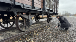 Uroczystości dla upamiętnienia pierwszej deportacji kobiet do KL Auschwitz. Fot. Brzeszczańska Fundacja Pobliskie Miejsca Pamięci Auschwitz-Birkenau