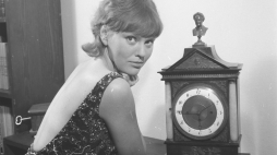 Aktorka teatralna i filmowa Aleksandra Zawieruszanka, 1962 r. Fot. PAP/Zbigniew Matuszewski
