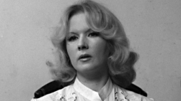 Halina Kowalska na planie filmu "Okno" 30.12.1980. "Okno". Fot. PAP/CAF archiwum