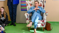 Minister edukacji Barbara Nowacka. PAP/Marcin Bielecki