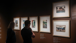 Otwarcie wystawy pt. „Wajda. W stulecie urodzin”, w Muzeum Sztuki i Techniki Japońskiej Manggha w Krakowie. Fot. PAP/Łukasz Gągulski