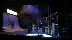 Próba medialna „Trojanek” w reż. Aleksandry Bielewicz w Teatrze Powszechnym w Warszawie, 10 bm. Fot. PAP/Stach Leszczyński