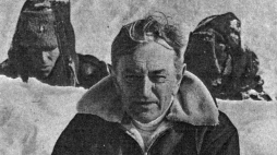 David Lean w północnej Finlandii w 1965 roku podczas kręcenia Doktora Żywago. /Źródło: en.wikipedia