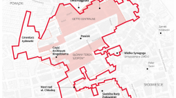 Warszawskie getto. Infografika PAP/Michał Czernek