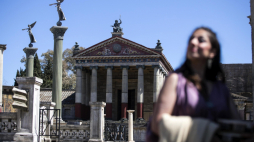 Miasteczko filmowe Cinecitta w Rzymie. Fot. PAP/EPA/ANSA/Angelo Carconi