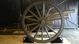 Kopia armaty polowej z Westerplatte. Fot. PAP/Andrzej Jackowski