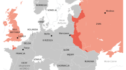 Europa 1 sierpnia 1944 r., w dniu wybuchu powstania warszawskiego. Oprac. Mateusz Krymski , Michał Czernek (PAP)