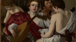 Koncert – obraz olejny namalowany przez Caravaggia (1595 roku). Znajduje się w Metropolitan Museum of Art w Nowym Jorku. /Źródło: www.metmuseum.org